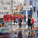 Outside Charing Cross Station London Painting