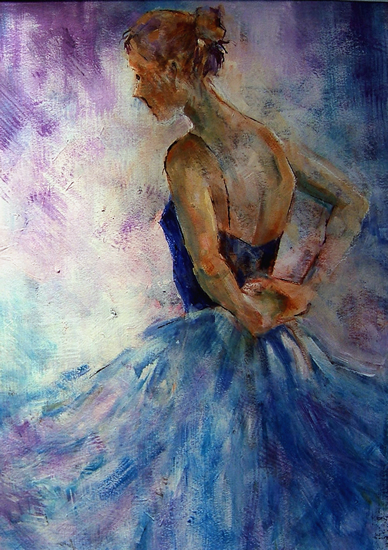 Ballet Dancer 47 - Gallery of Dance Paintings by Woking Surrey Artist Sera Knight