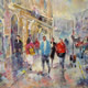 London Shopping & Traffic Painting