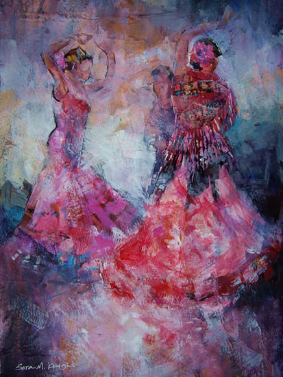 Onlooker - Gallery of Dancing Paintings by Woking Surrey Artist Sera Knight