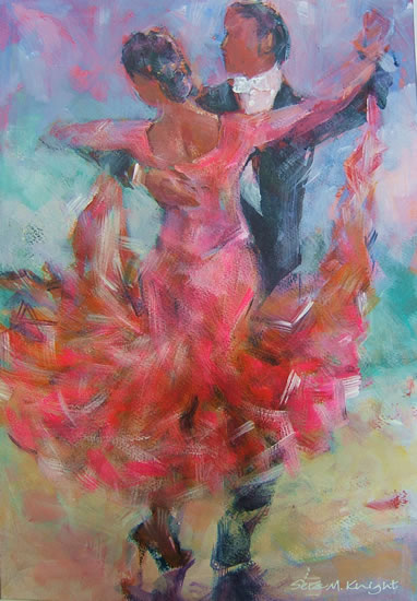  Dancers 62 - Gallery of Dancing Paintings by Woking Surrey Artist Sera Knight