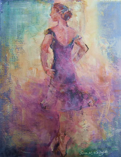  Dancer 65 - Gallery of Dancing Paintings by Woking Surrey Artist Sera Knight