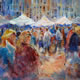 Woking Art Gallery - Market Scene