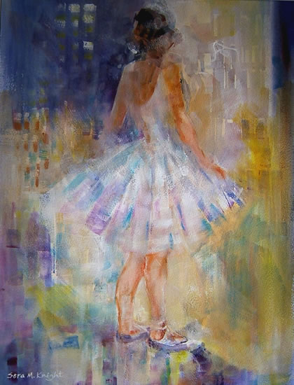 Ballerina - Gallery of Dance Paintings by Woking Surrey Artist Sera Knight