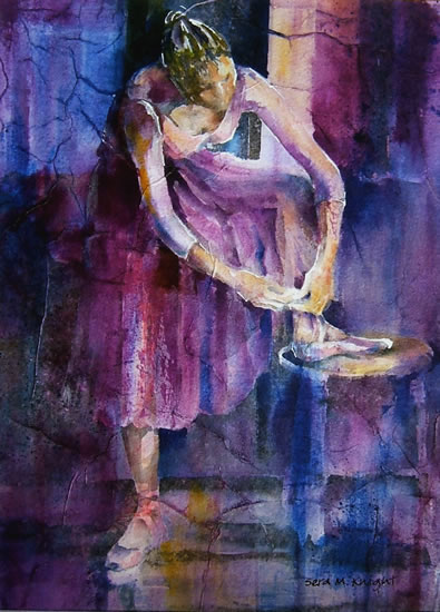 Ballet Dancer 31 - Gallery of Dance Paintings by Woking Surrey Artist Sera Knight