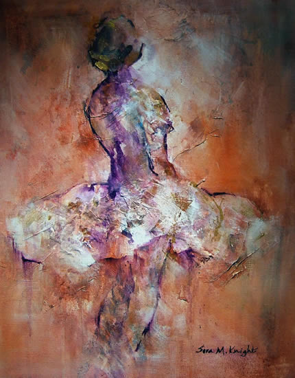 Ballet Dancer 40 - Gallery of Dance Paintings by Woking Surrey Artist Sera Knight