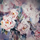 Woking Art Gallery - Flowers Collection - Roses in Watercolour - Painting by Horsell Woking Surrey Artist Sera Knight