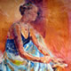 The Ballet Dancer - Ballet & Dance Gallery of Art - Paintings by Surrey Artist Sera Knight - Horsell, Woking Surrey England