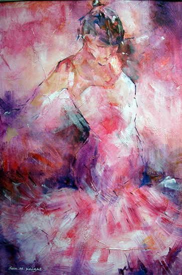 Absorbed in Dance - Art by Sera Knight - Surrey Artist - Dancer