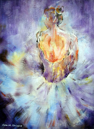 Art by Sera Knight - Ballet Dancer - Her paintings of dancers have been made into a fundraising calendar for 2009 in USA