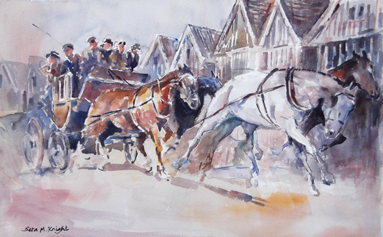Art Gallery - Stagecoach Painting